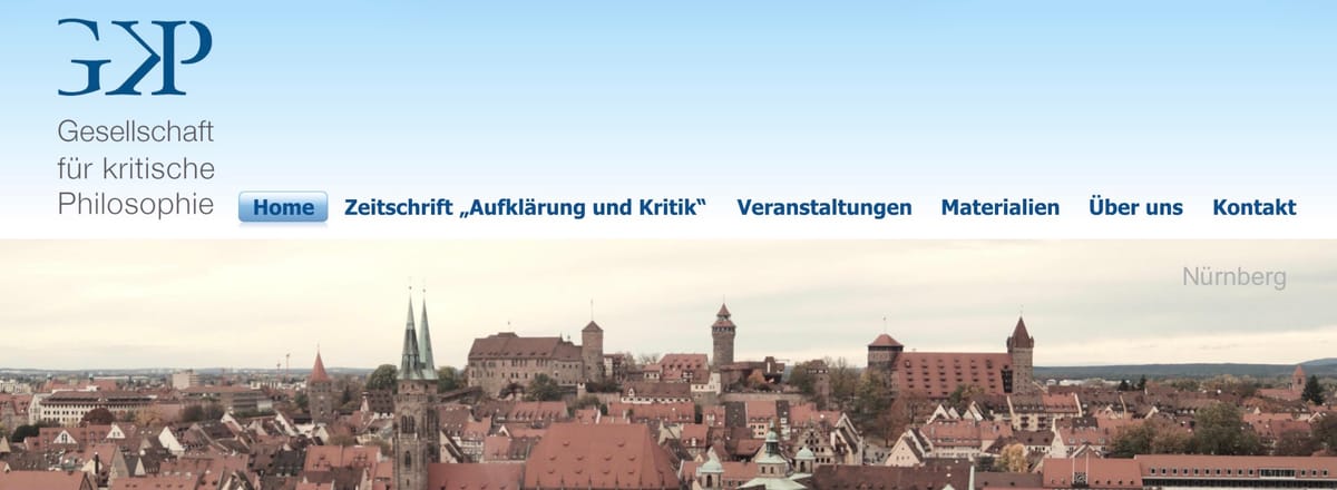 Die Gesellschaft für kritische Philosophie Nürnberg